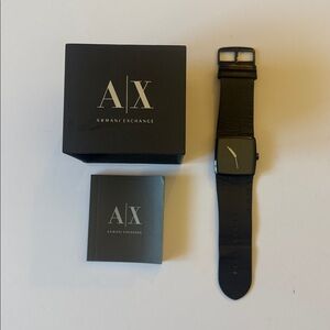 Armani Exchange Sleek Black Men's Watch